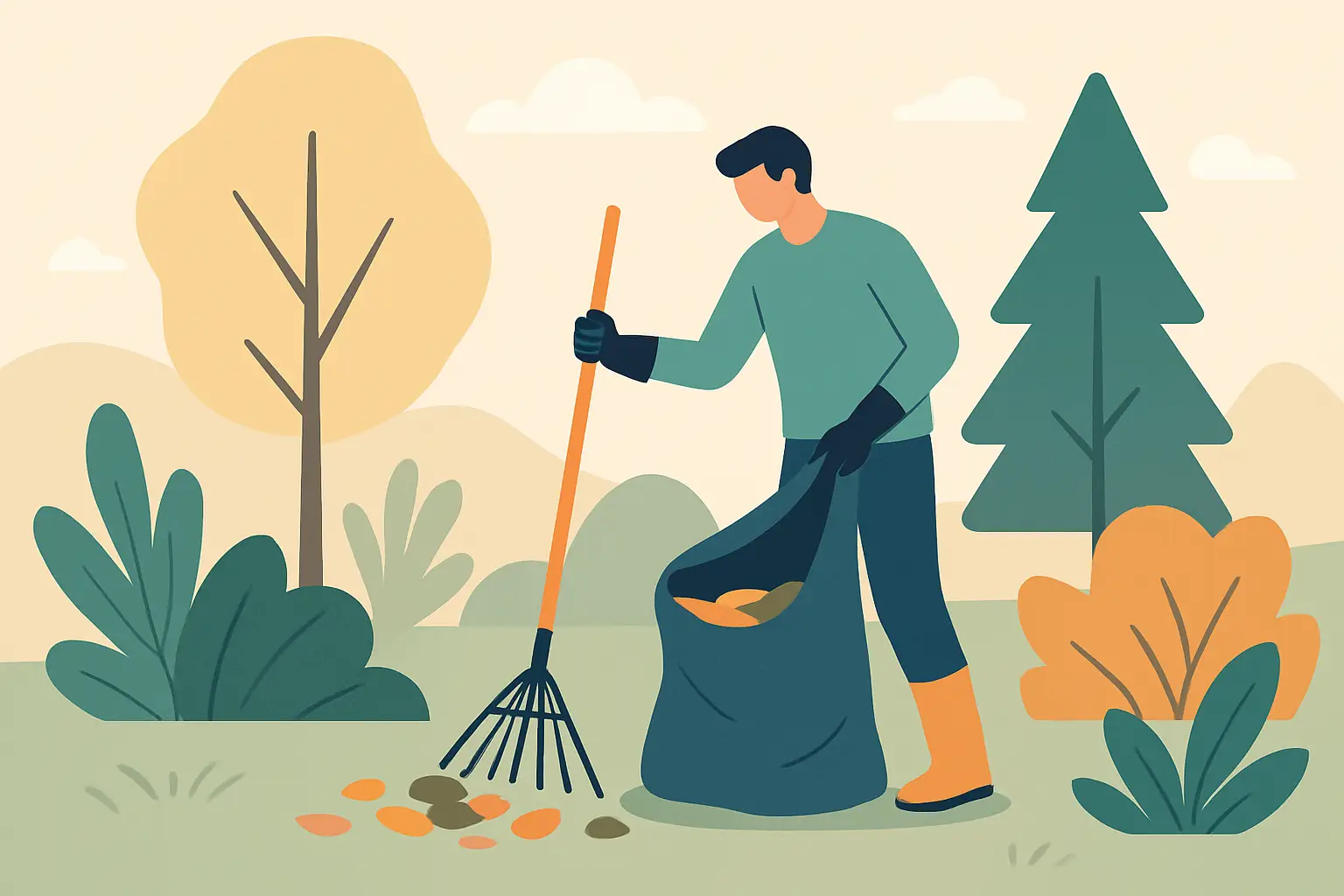 Seasonal garden tidy up without the hassle