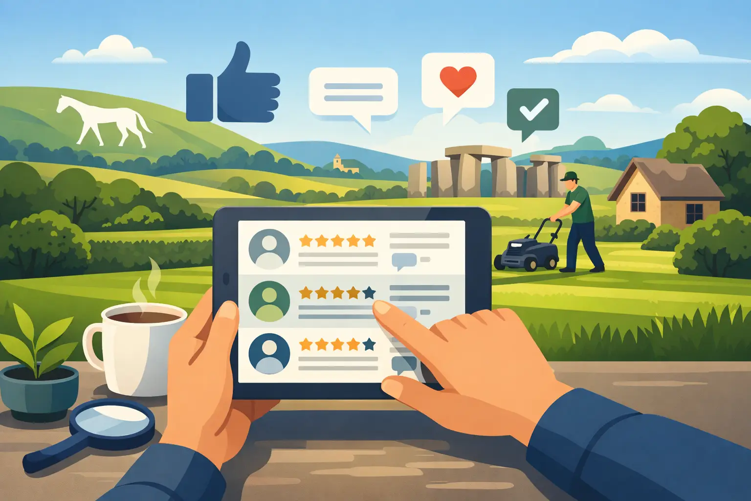 How to Read Lawn Service Reviews Wiltshire